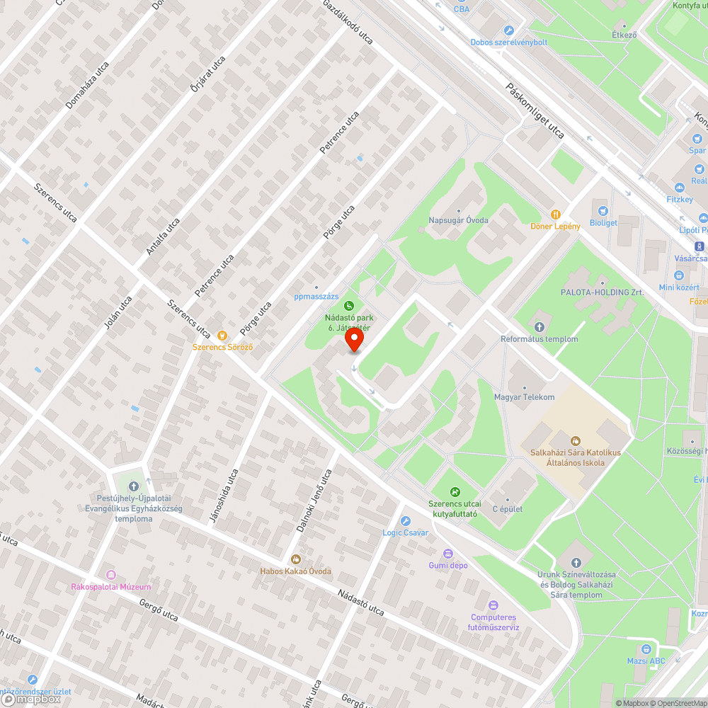 Elhagyott jármű bejelentés helye