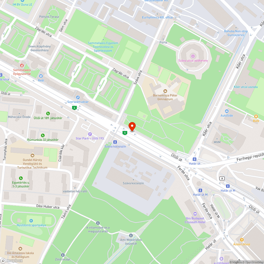 Letört tábla bejelentés helye