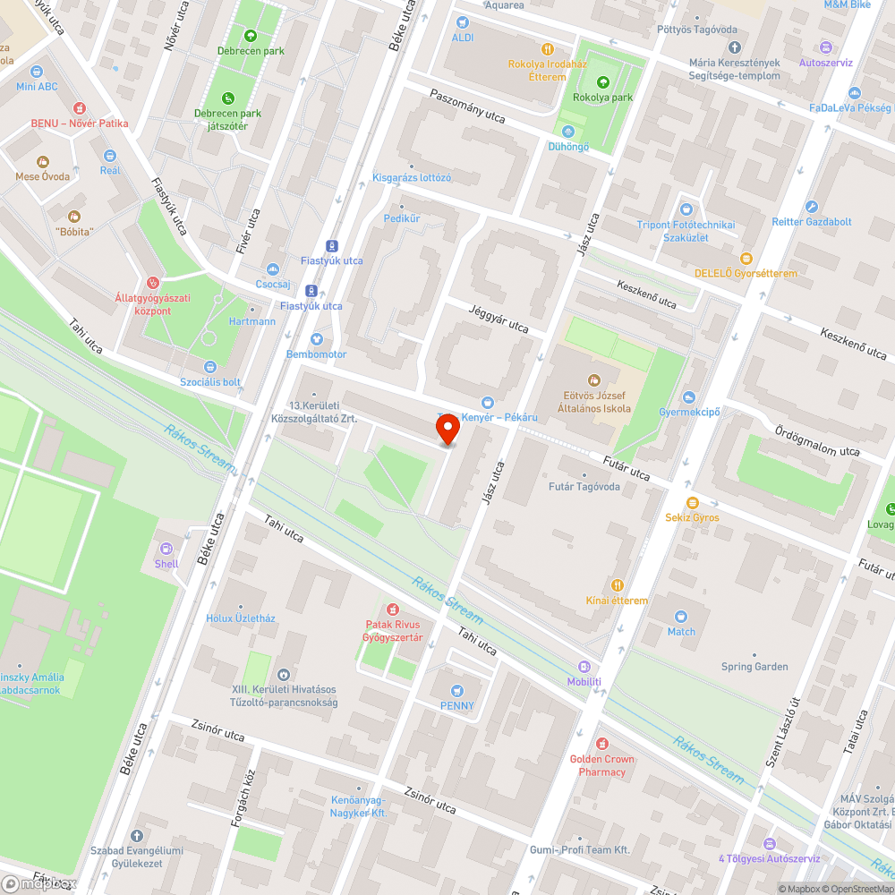 Csatornafedél bejelentés helye