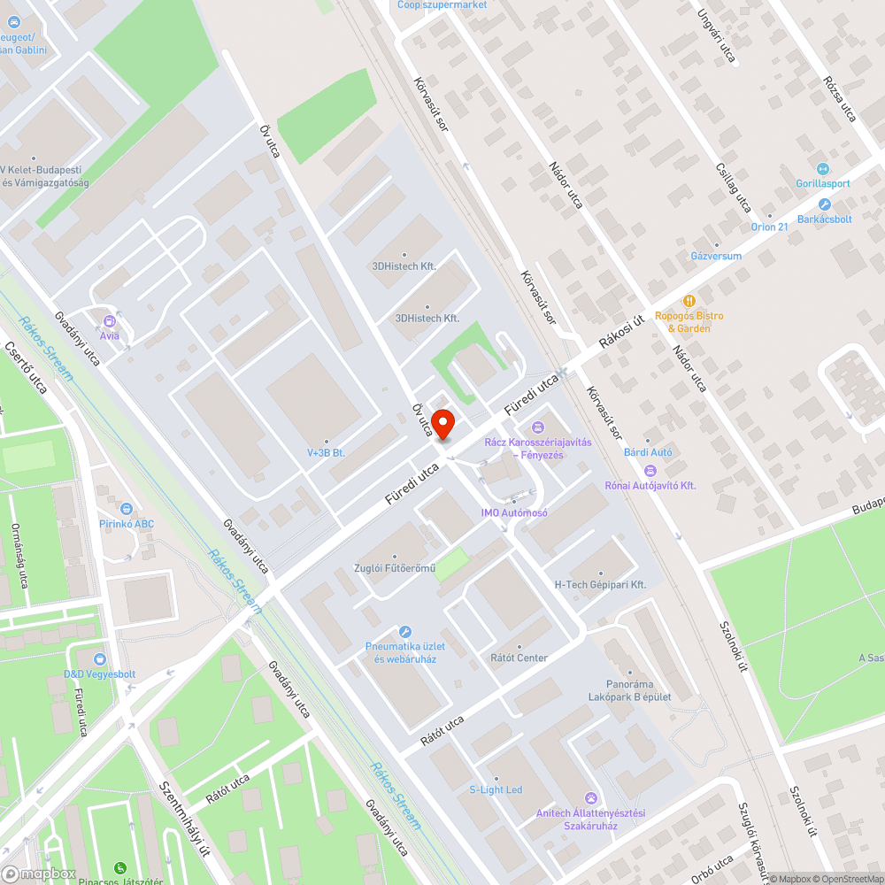 Beszakadt járda bejelentés helye