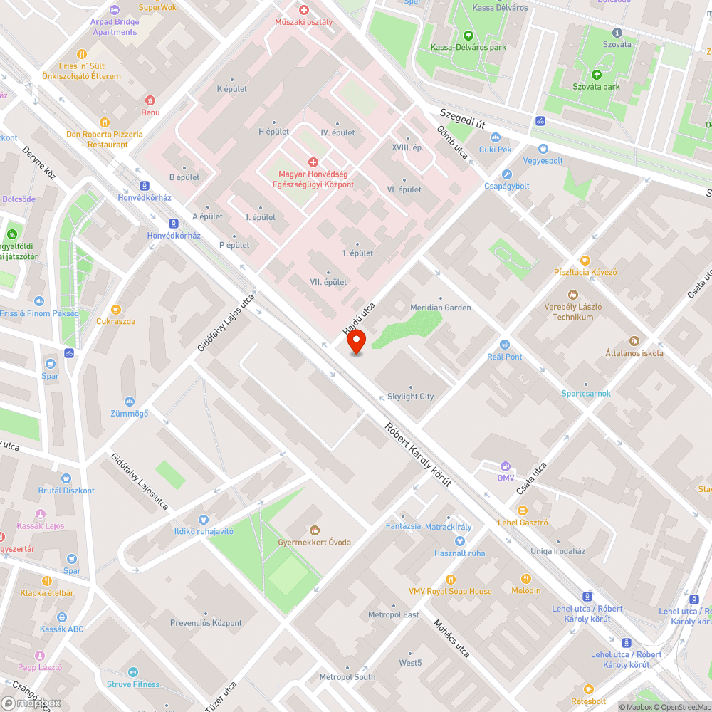 Üres fahely bejelentés helye