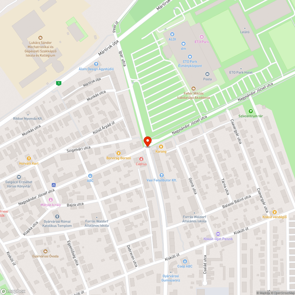 Csatornafedő törött a fele hiányzik bejelentés helye