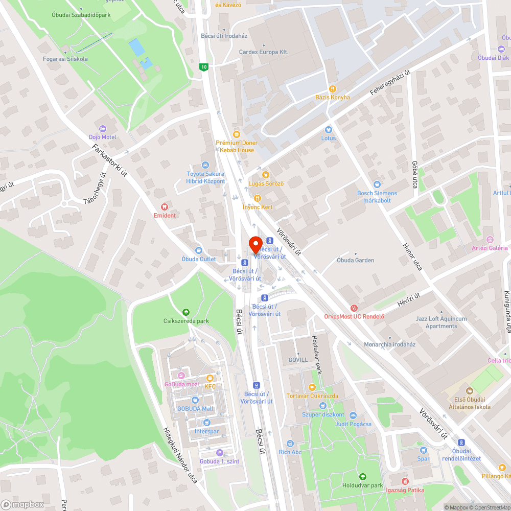 Elhanyagolt bokor bejelentés helye