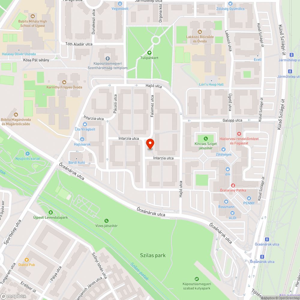 Beszakadás bejelentés helye