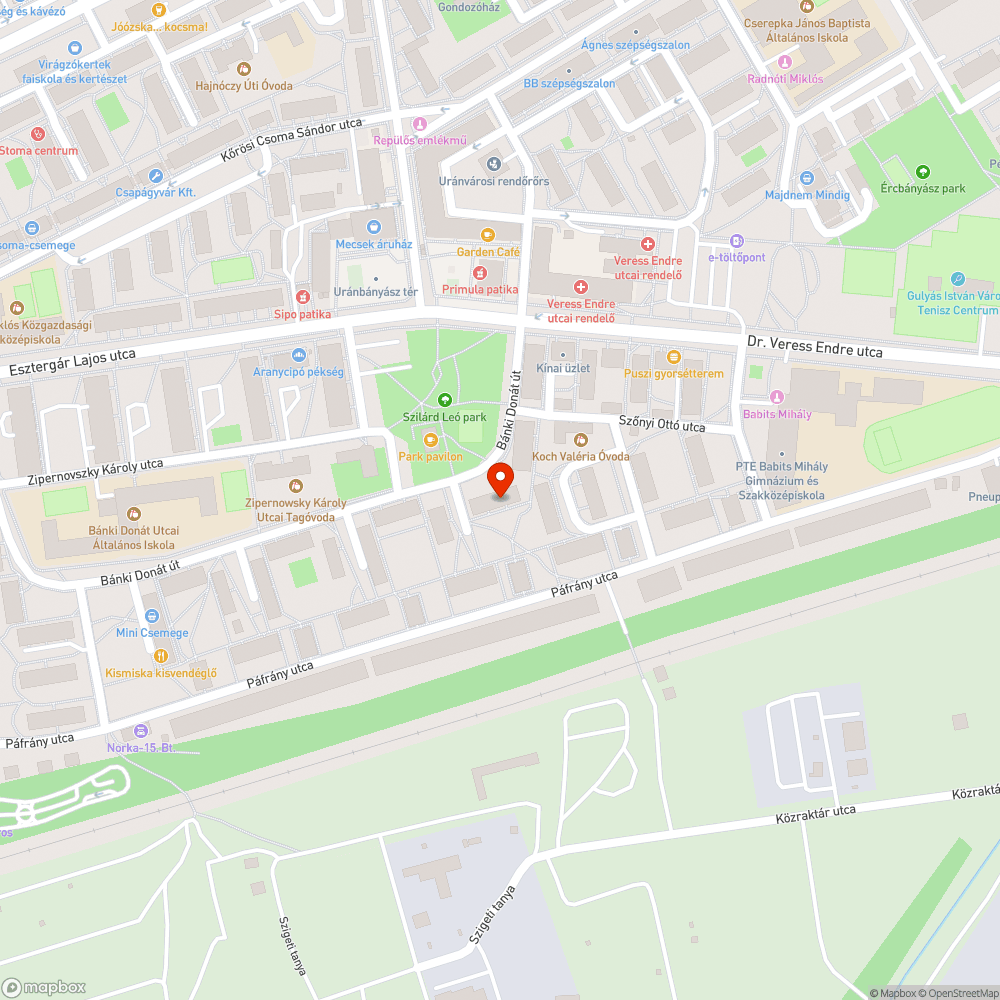 Bútor az utcán bejelentés helye