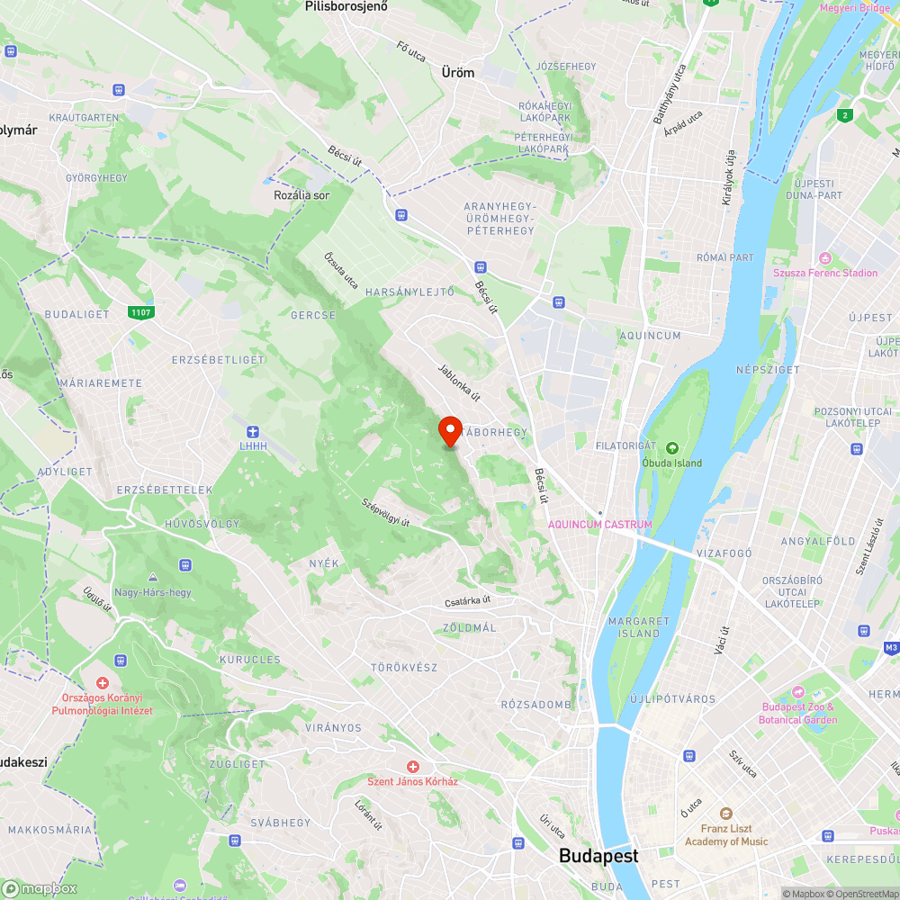 Kidőlt korlát a Tábor-hegyi-barlangnál bejelentés helye