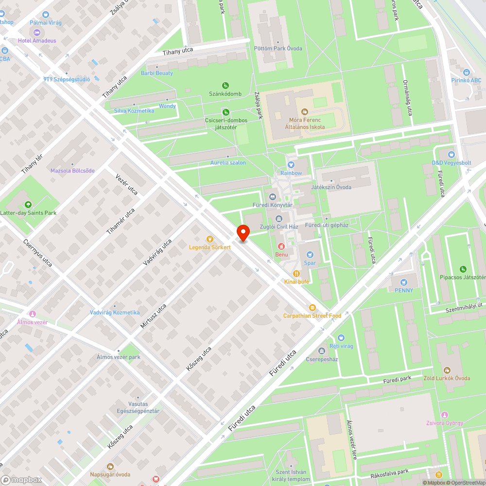 Elhagyott autó tele lommal bejelentés helye