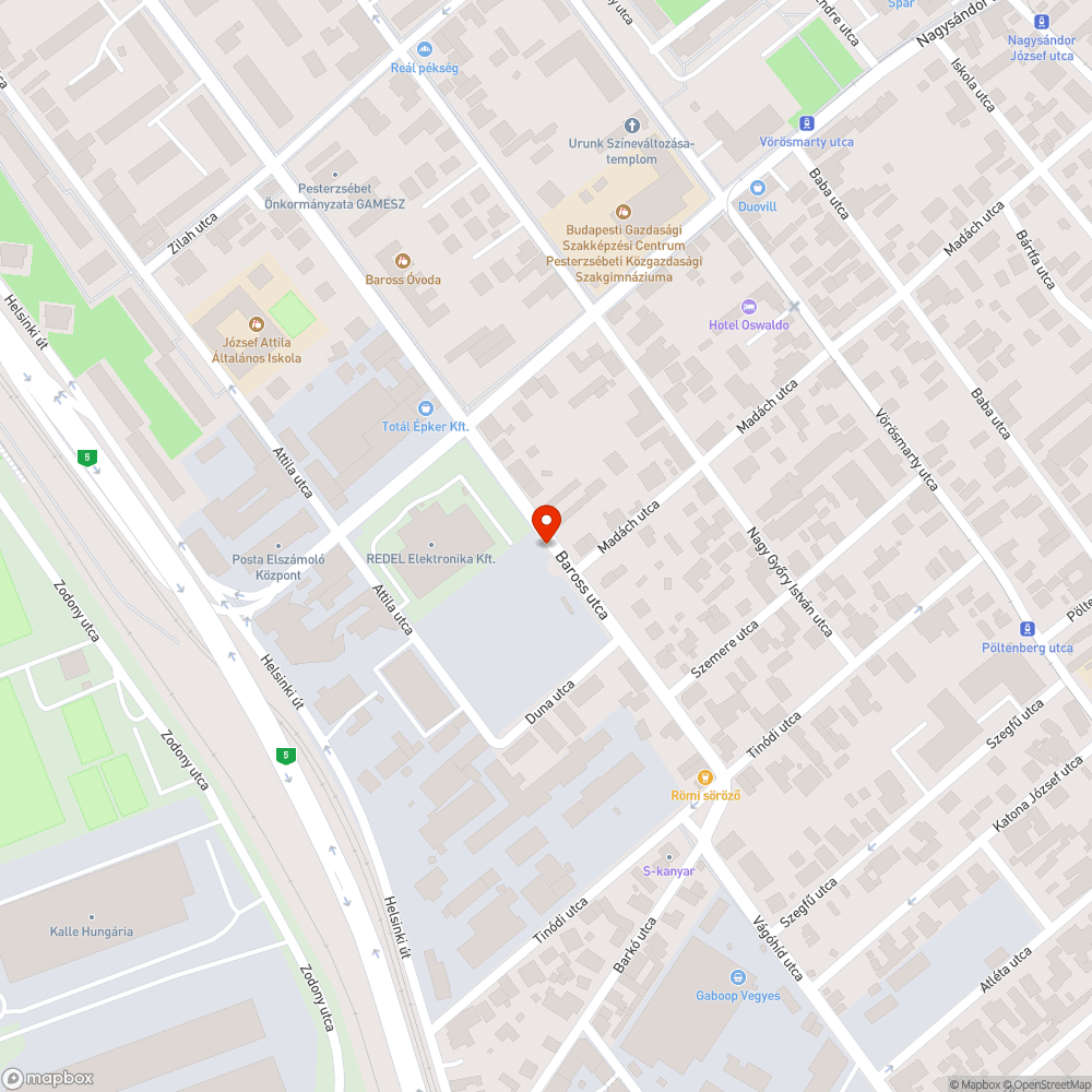 Elhagyott és szabálytalanul parkoló autók bejelentés helye