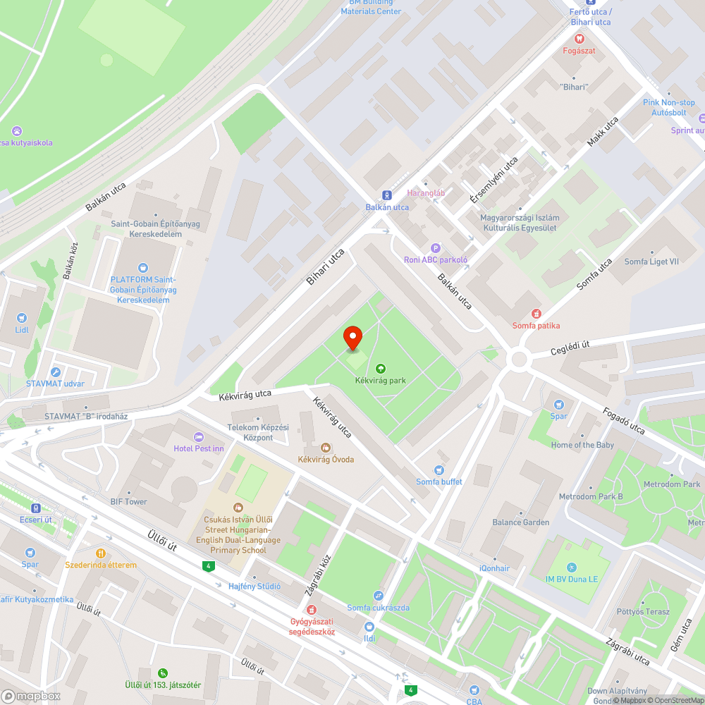 Eltört pad bejelentés helye