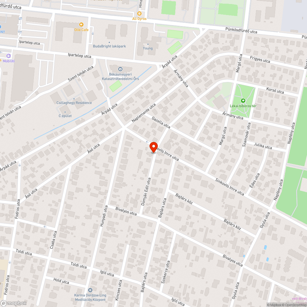 Domján Edit utca forgalmi változása bejelentés helye