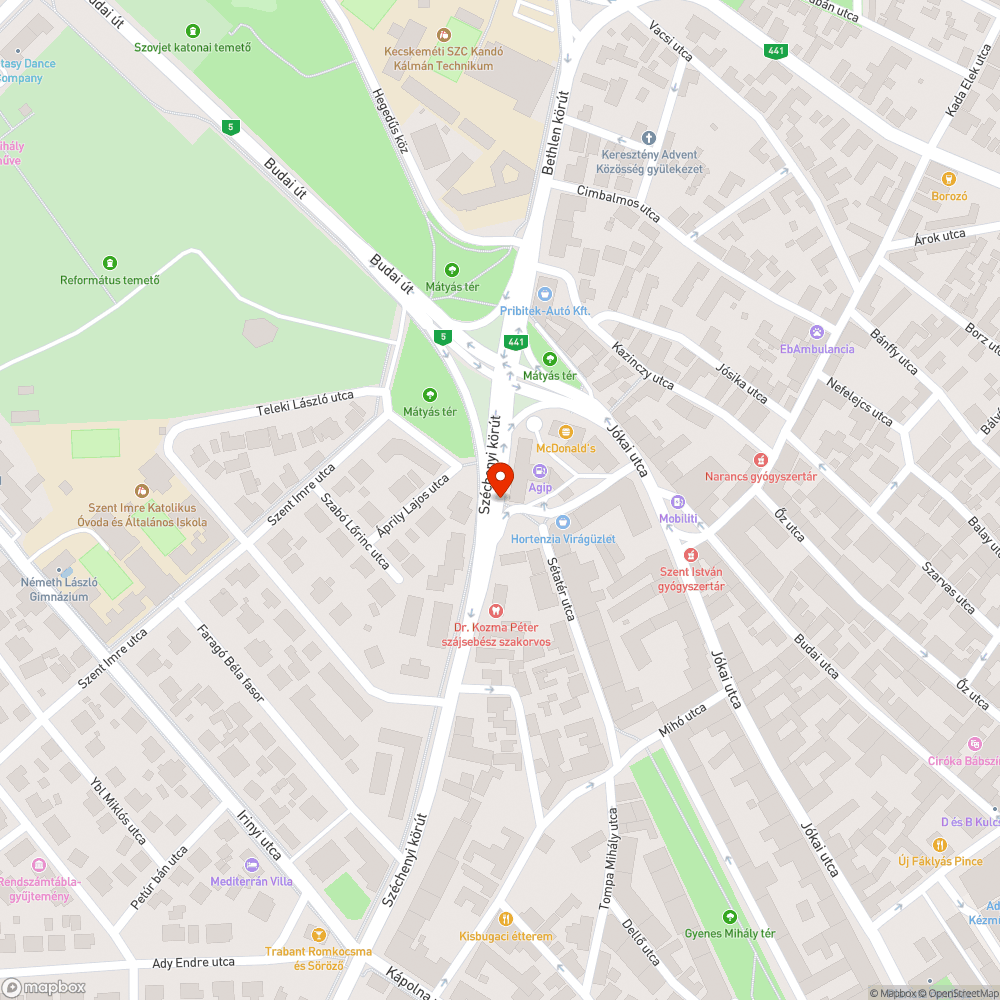 Rövid ideig zöld bejelentés helye