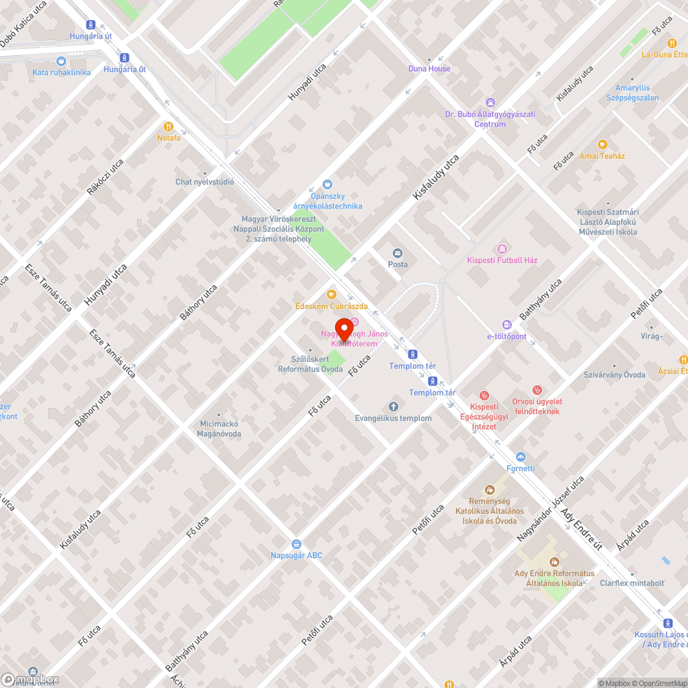 Szemét bejelentés helye