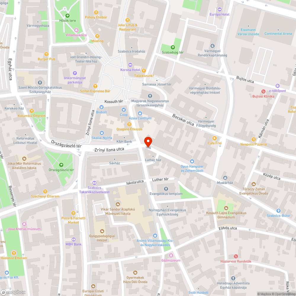 Védett fasorban építési törmelék bejelentés helye