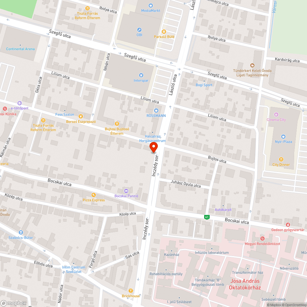 Szemetes utca bejelentés helye