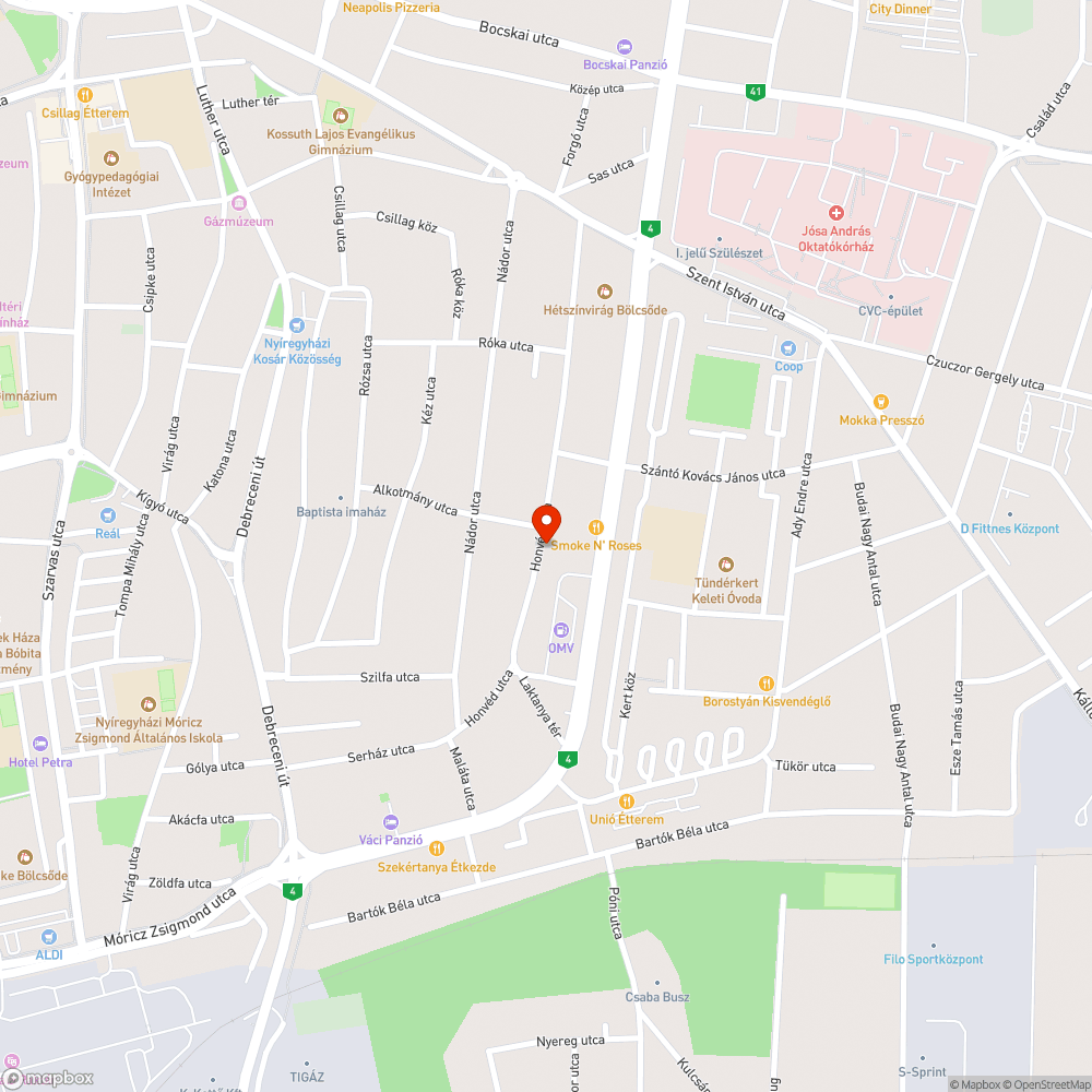 Folyamatosan szemetes környék bejelentés helye