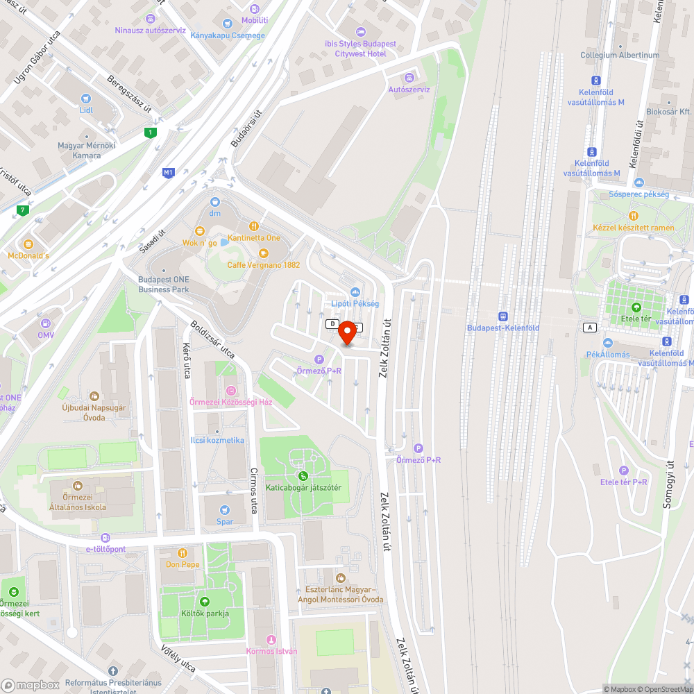 Csikktenger a virágládákban bejelentés helye