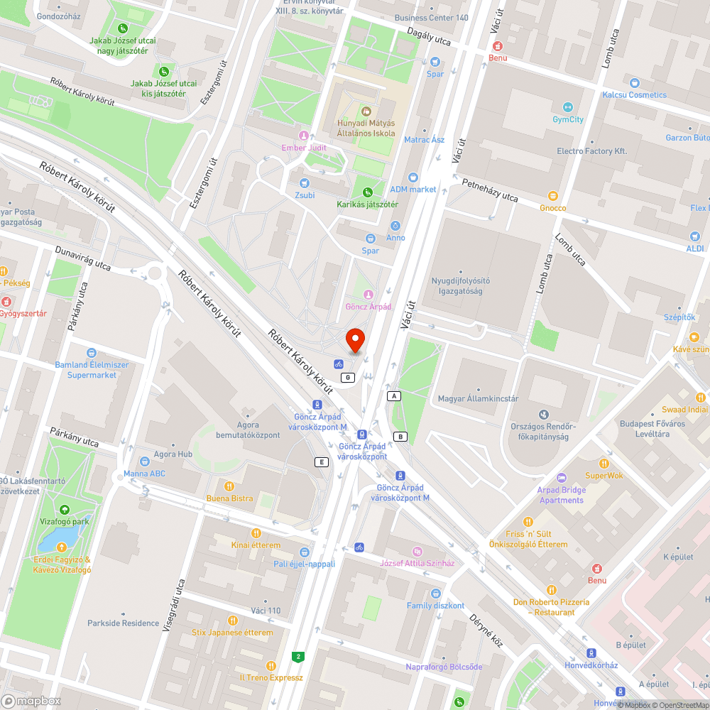 Otthagyott terelőtalp bejelentés helye