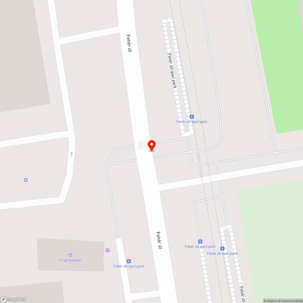 Félretett gyalogosátkelőhely-tábla bejelentés helye