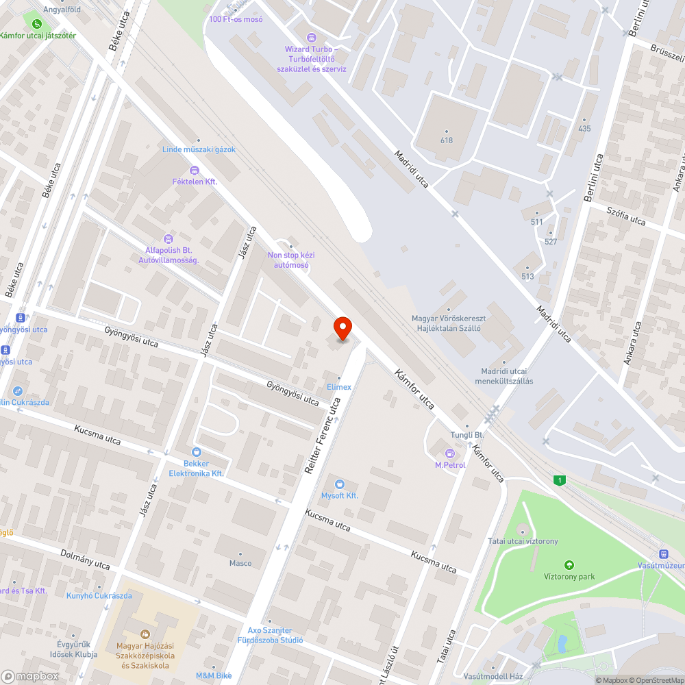 Megsüllyedt fedél bejelentés helye