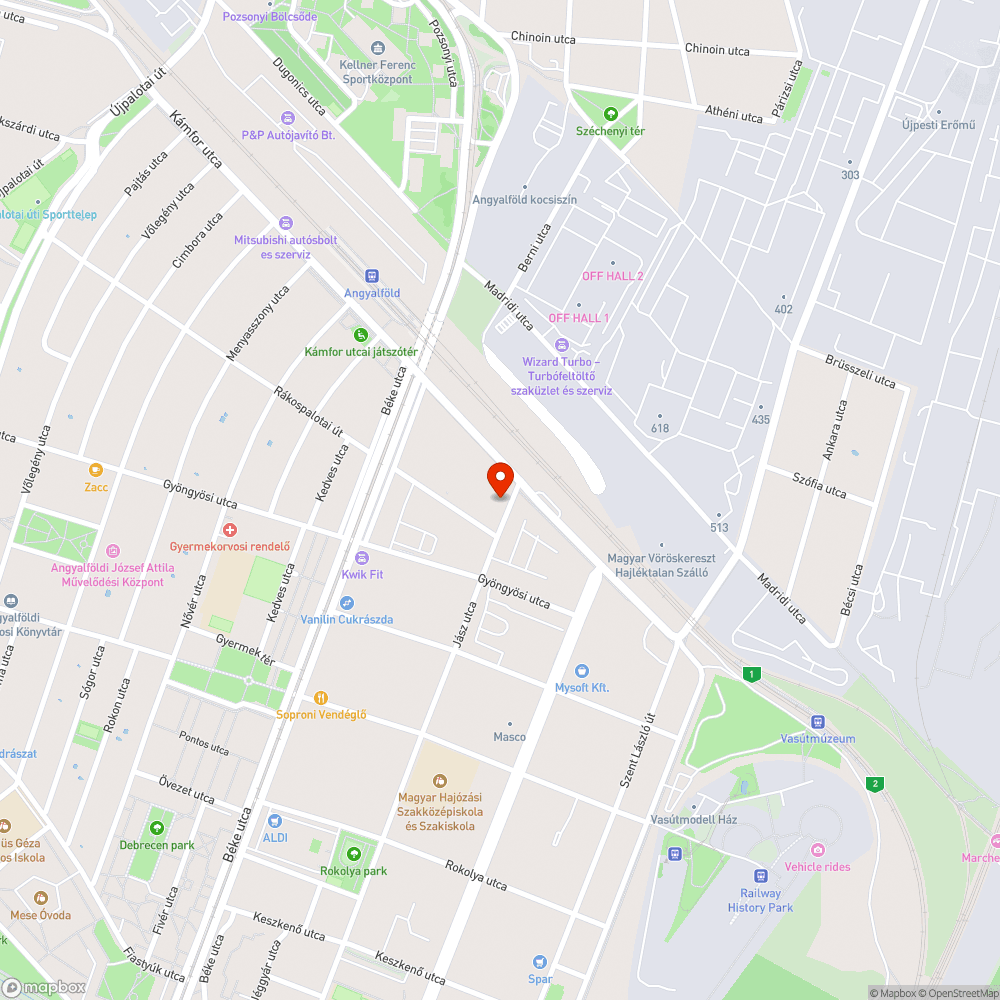 Beszakadt fedlap bejelentés helye