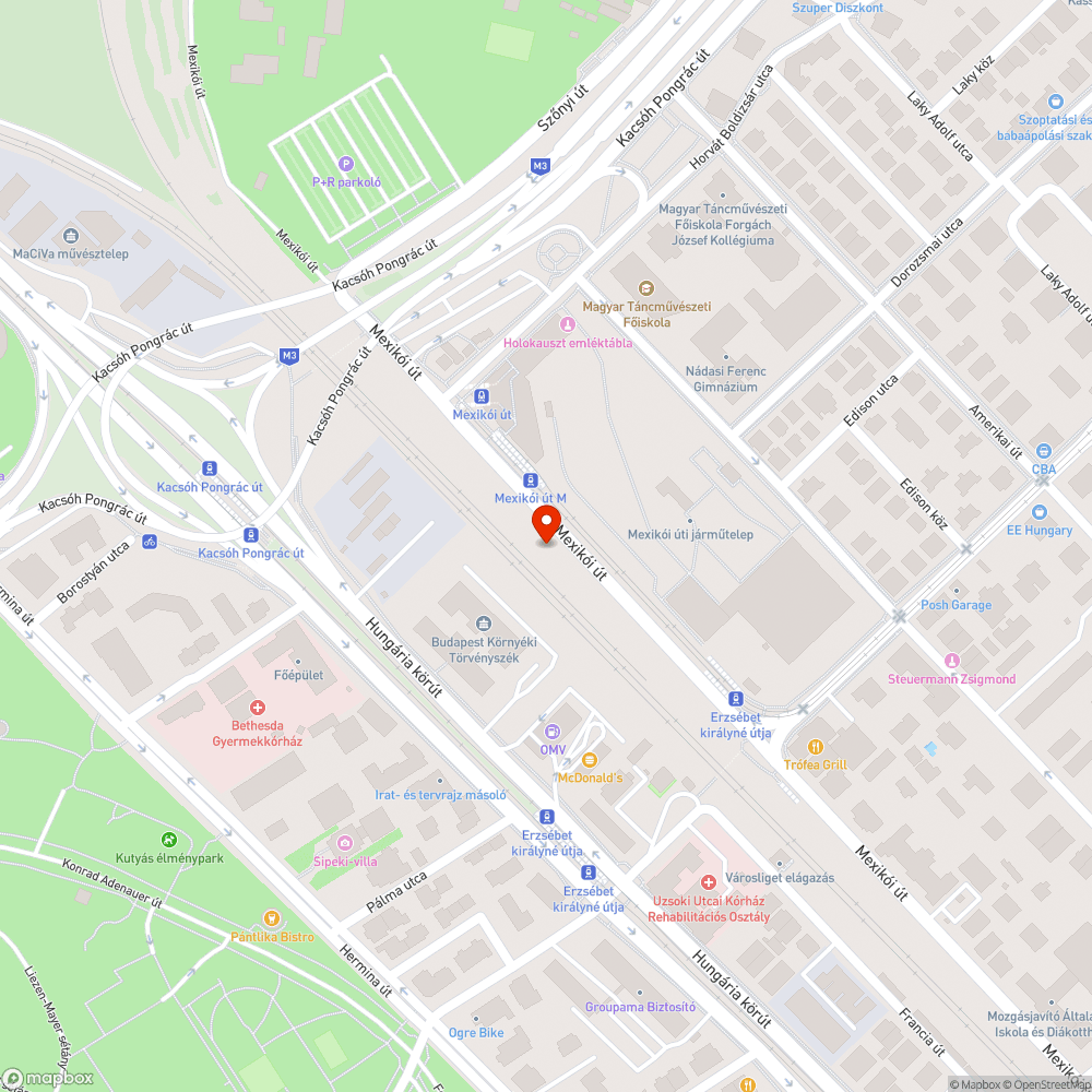 Szeméthalmok a Mexikói úton bejelentés helye