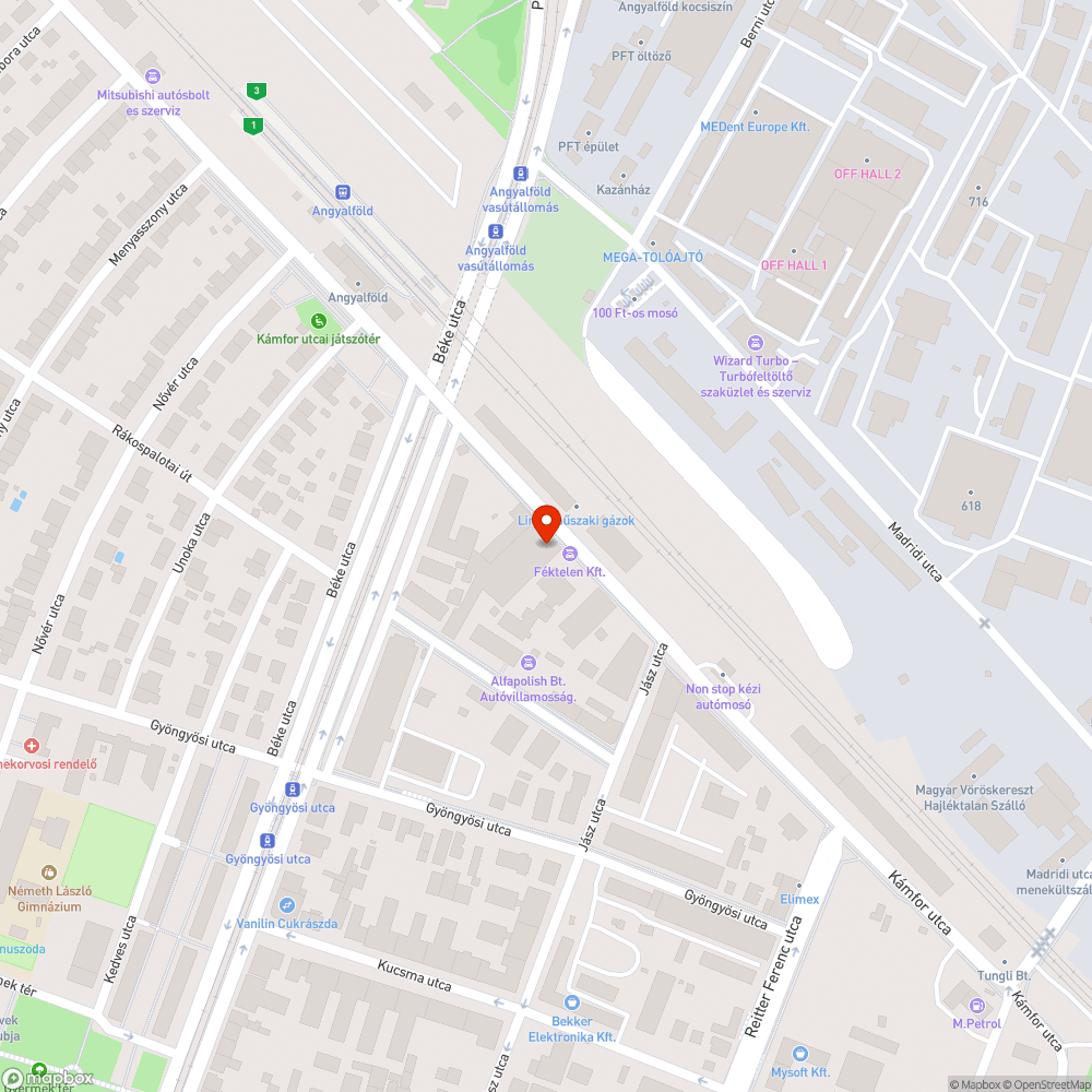 Süllyedő vasfedlap bejelentés helye