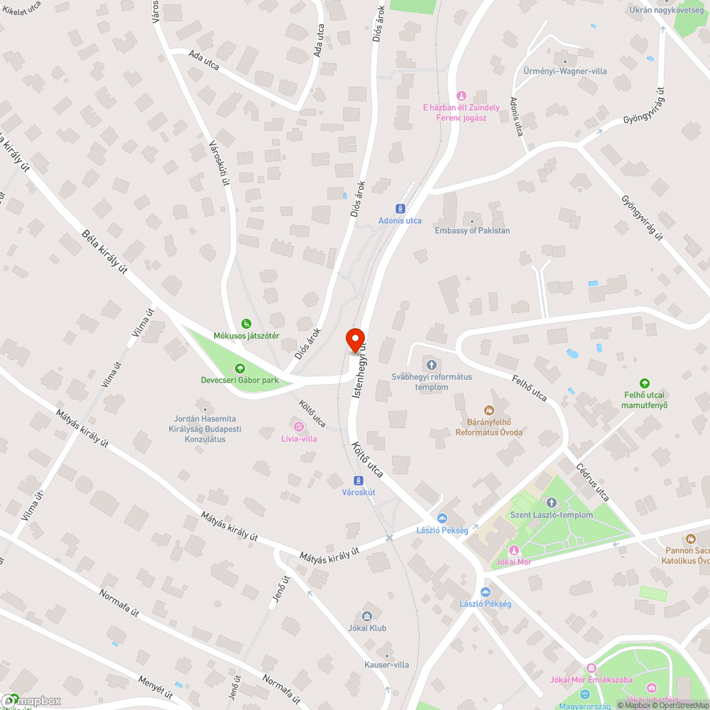 Magasságkorlátozó kapu balesetveszélyes bejelentés helye