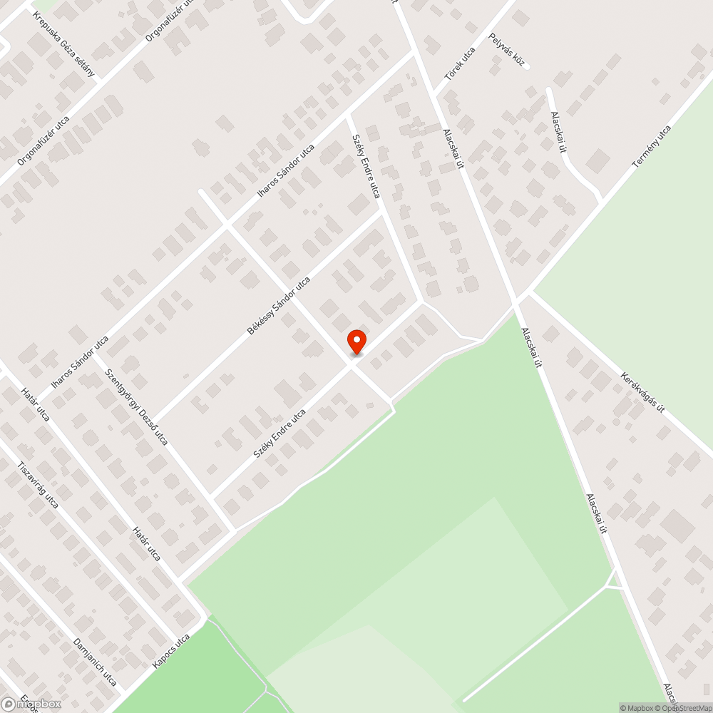 Elhagyott jármű bejelentés helye