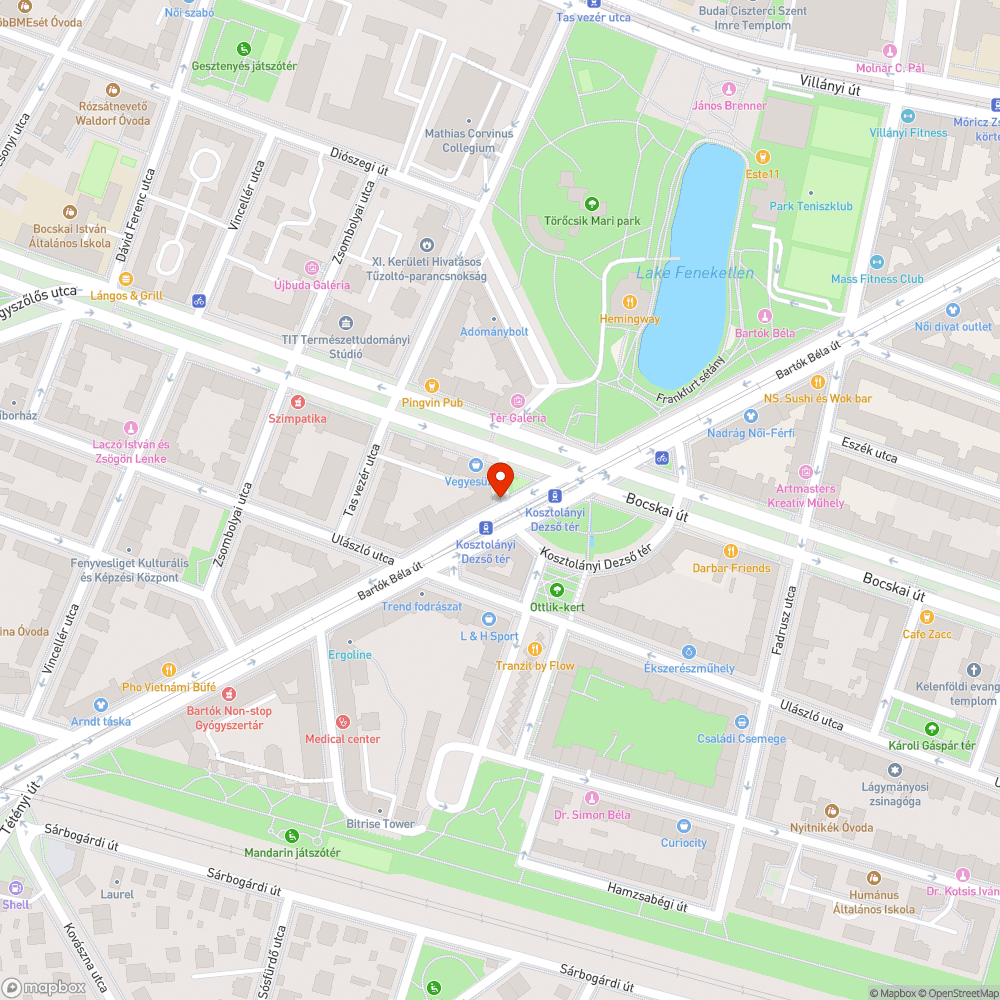 Kopott pad bejelentés helye