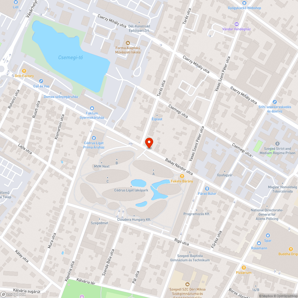 Kátyús útszakasz bejelentés helye