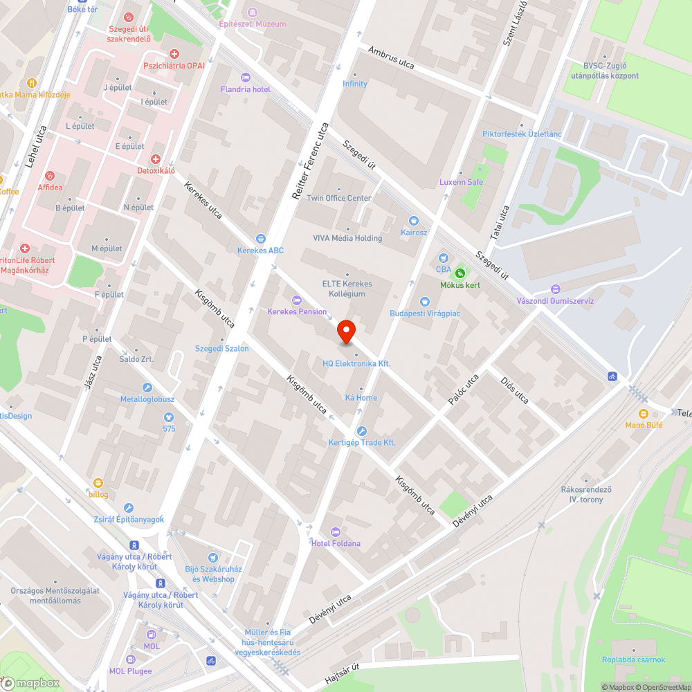 Fedlap körüli burkolathiány bejelentés helye