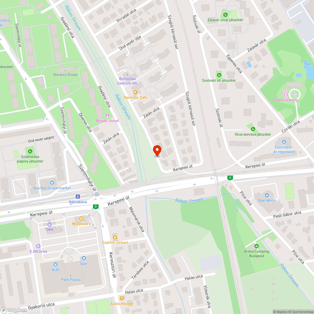 2 nagy kátyú bejelentés helye