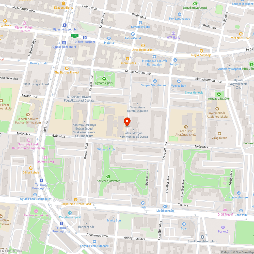 Takarítanivaló a Lebstück Mária utcában bejelentés helye