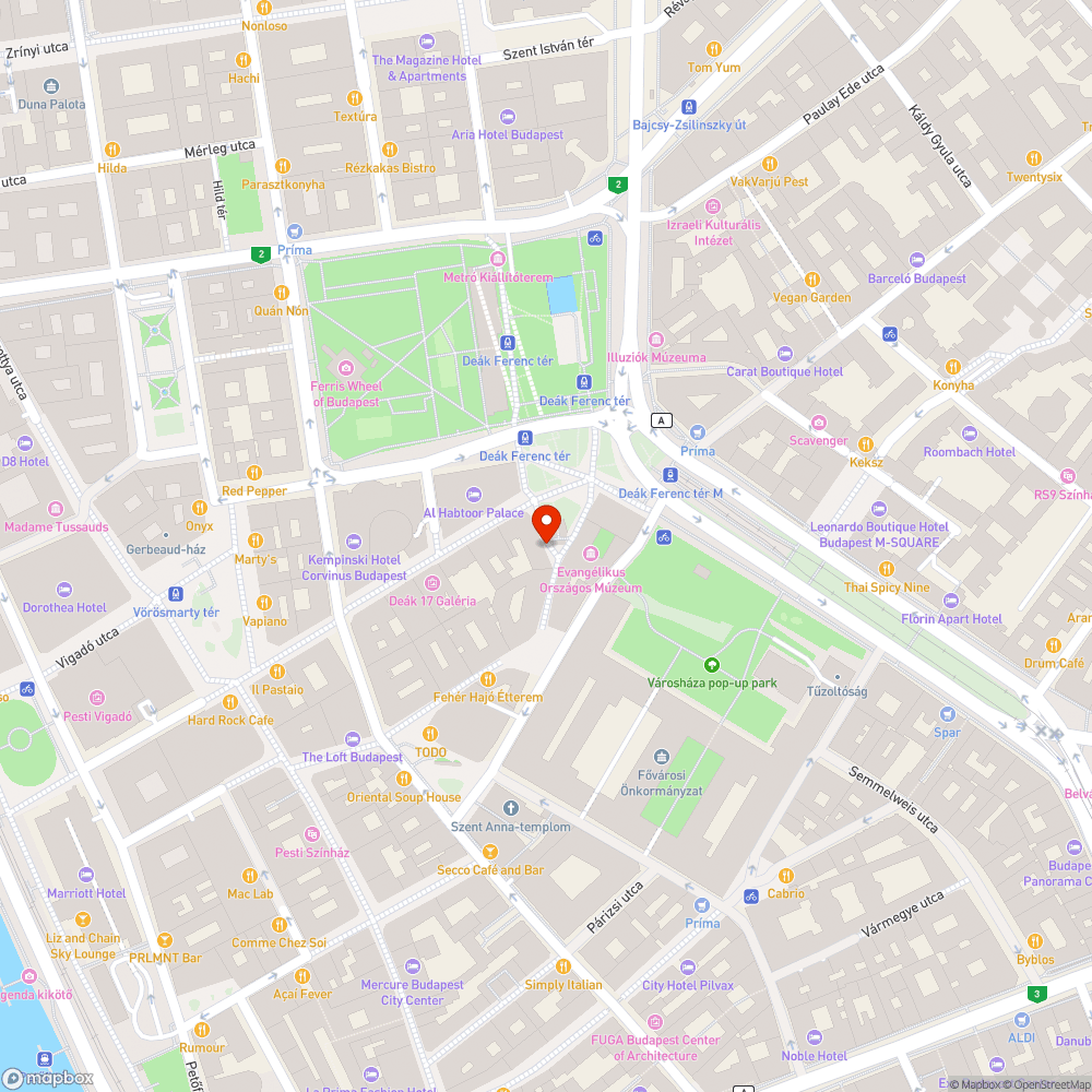 Lámpaajtó hiányzik a Deák téren bejelentés helye