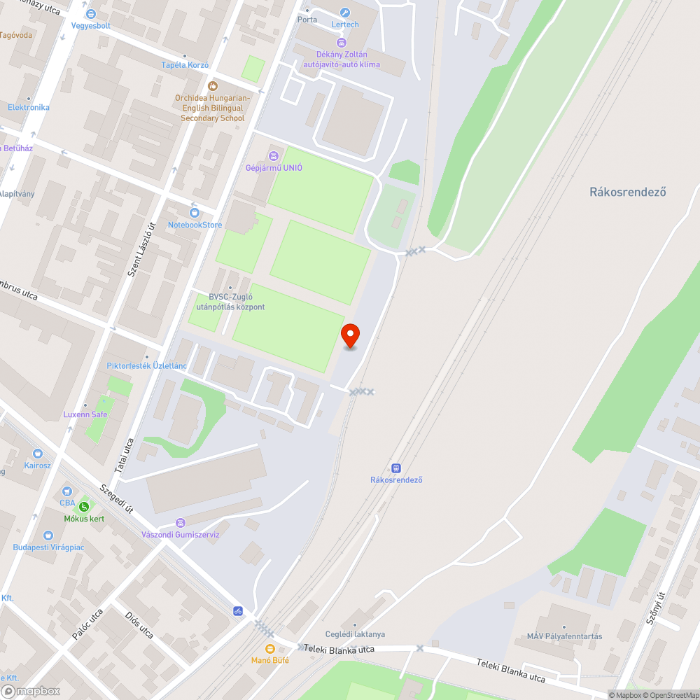 Szemét hegy a focipálya mögött bejelentés helye