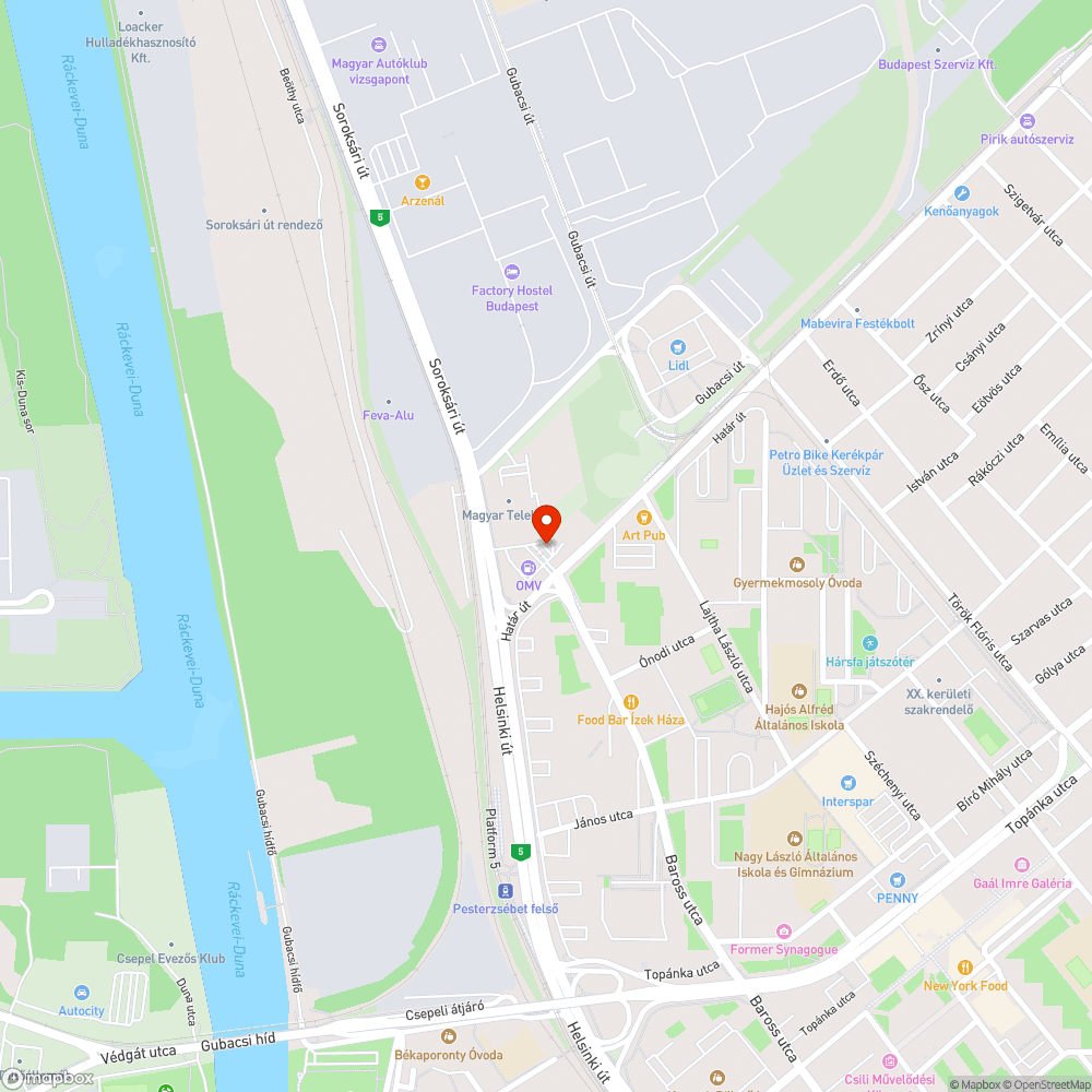 Kiégett lámpa bejelentés helye