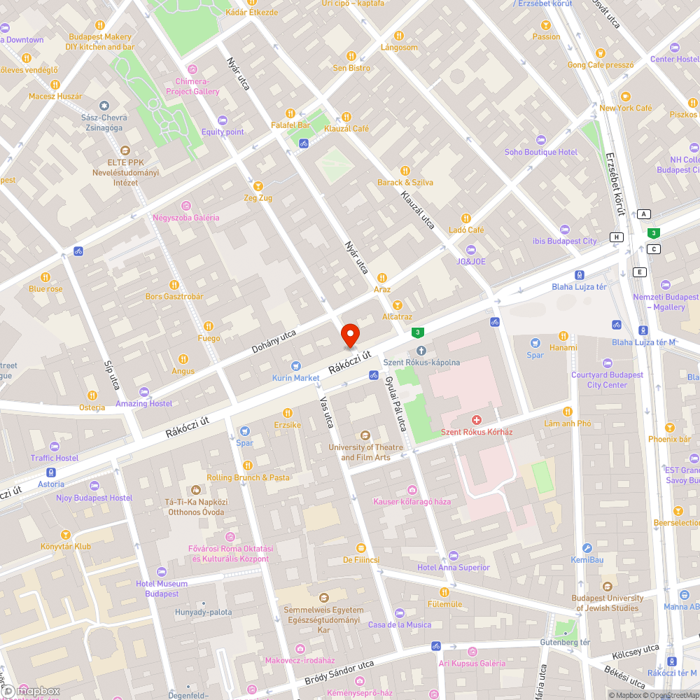 Hiányzó parkolásgátló oszlopok bejelentés helye