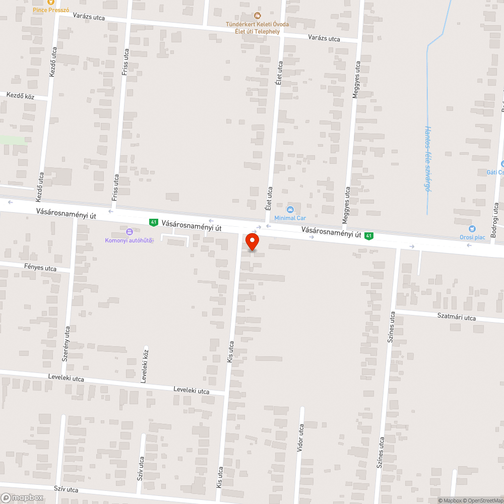 Sérült lámpabura bejelentés helye