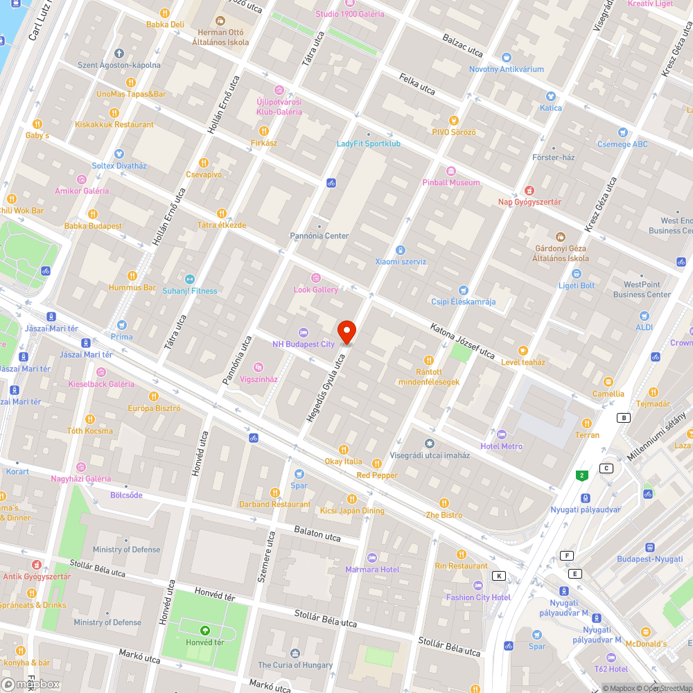 Nincs közvilágítás a Hegedűs Gyula utca elején bejelentés helye