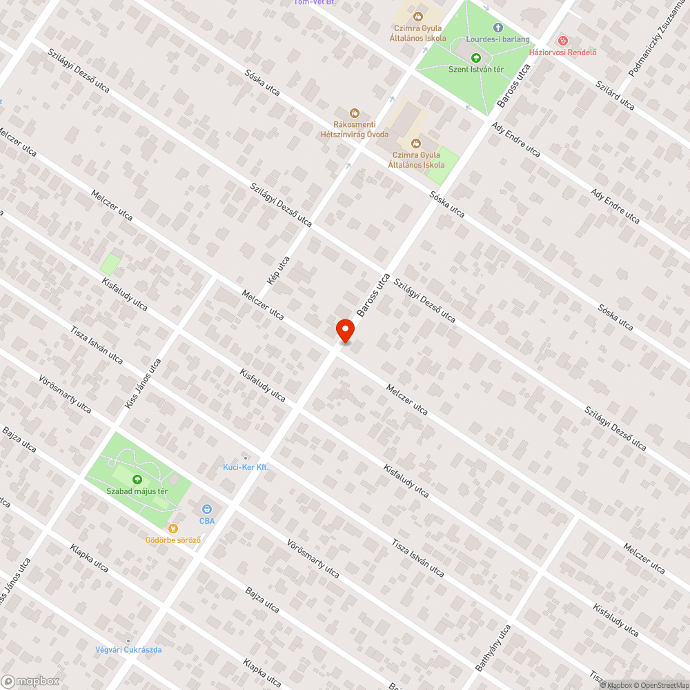 Buszmegálló nem akadálymentesített bejelentés helye