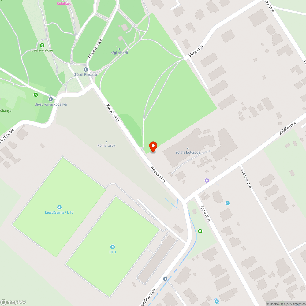 Roncs autó a Kocsis u. ovi parkolójában bejelentés helye