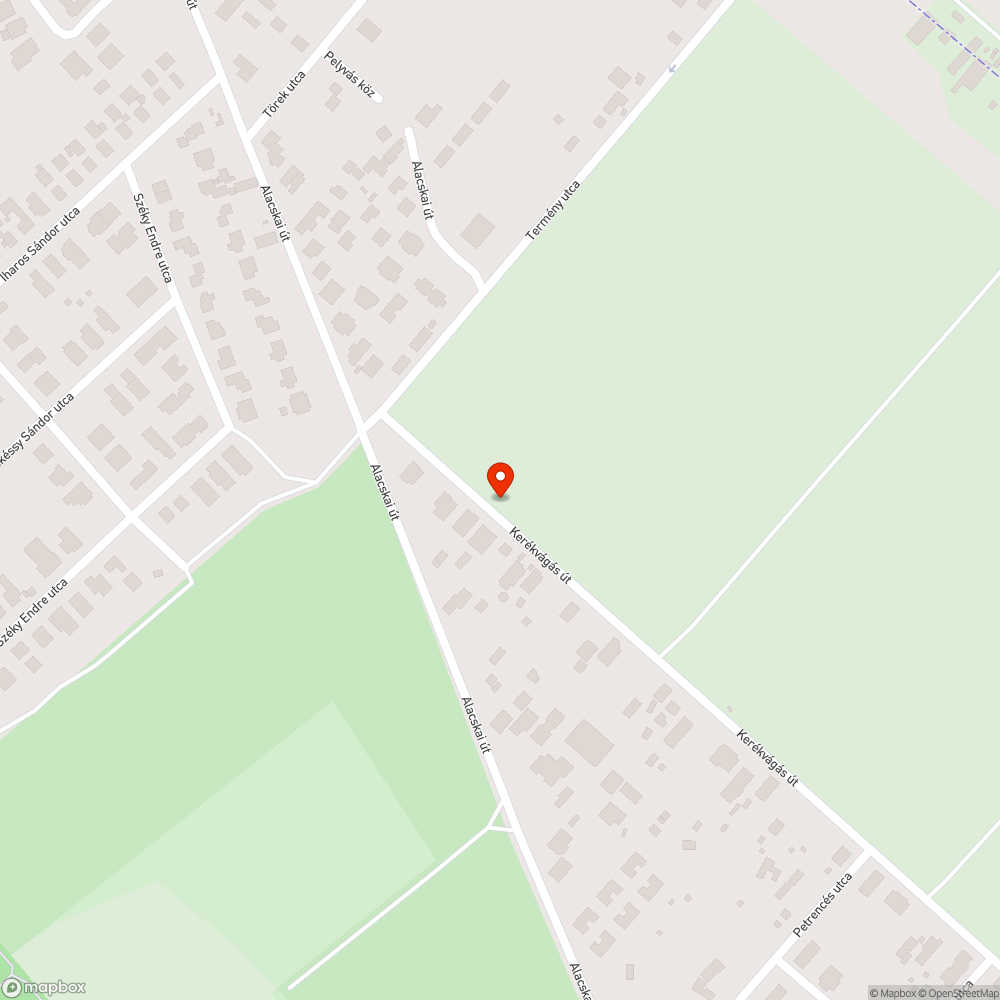 Szemét az út szélén bejelentés helye