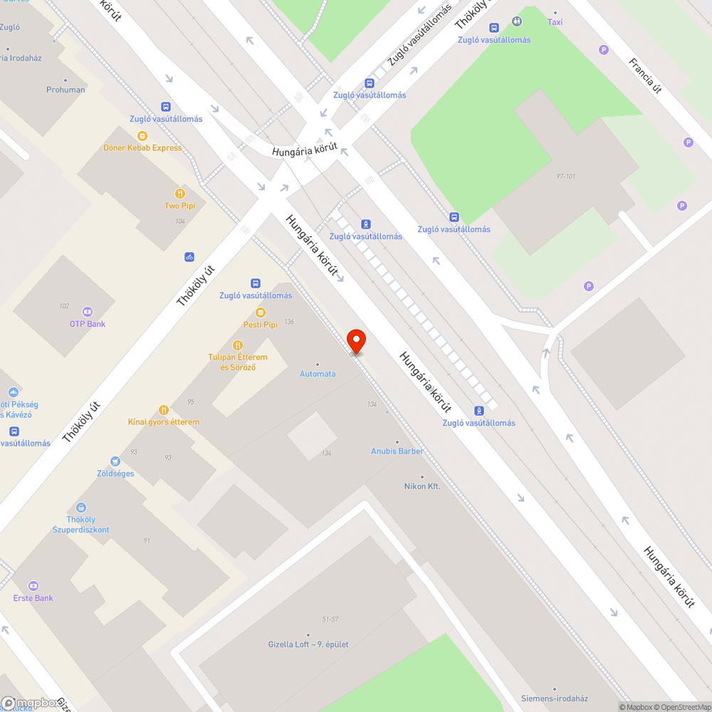 Köztéri óra bejelentés helye