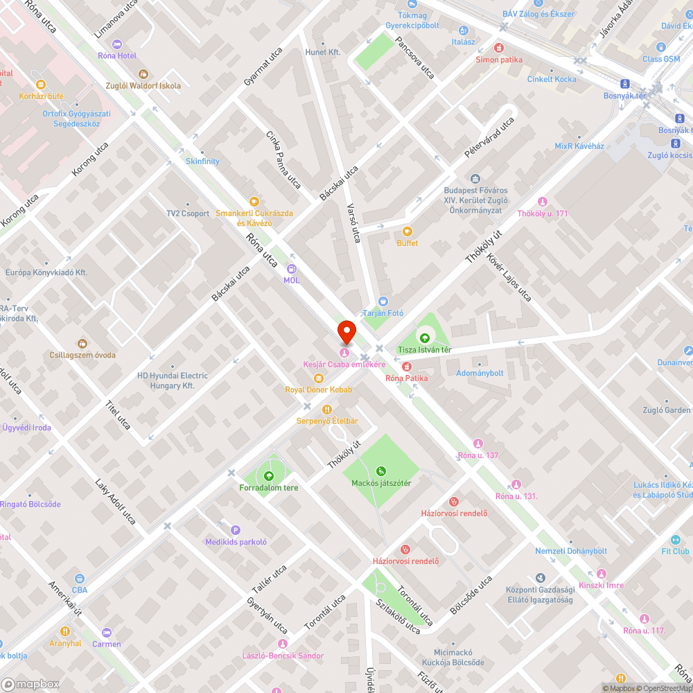 Törött fedlap bejelentés helye