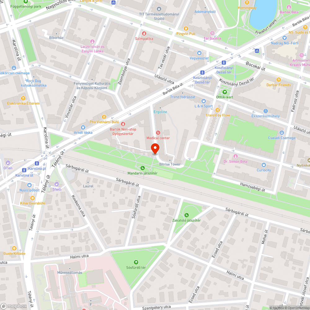 Karácsonyfa bejelentés helye