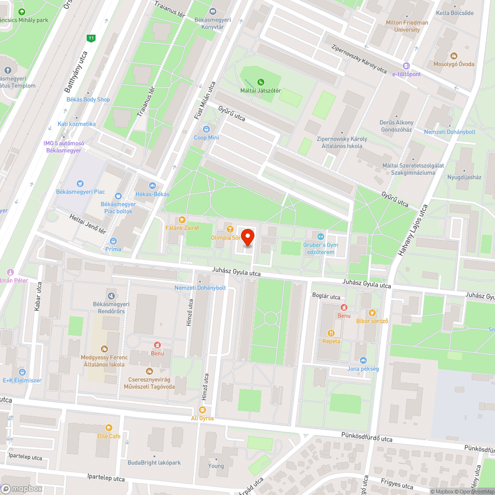 Rendszám nélküli roncs bejelentés helye