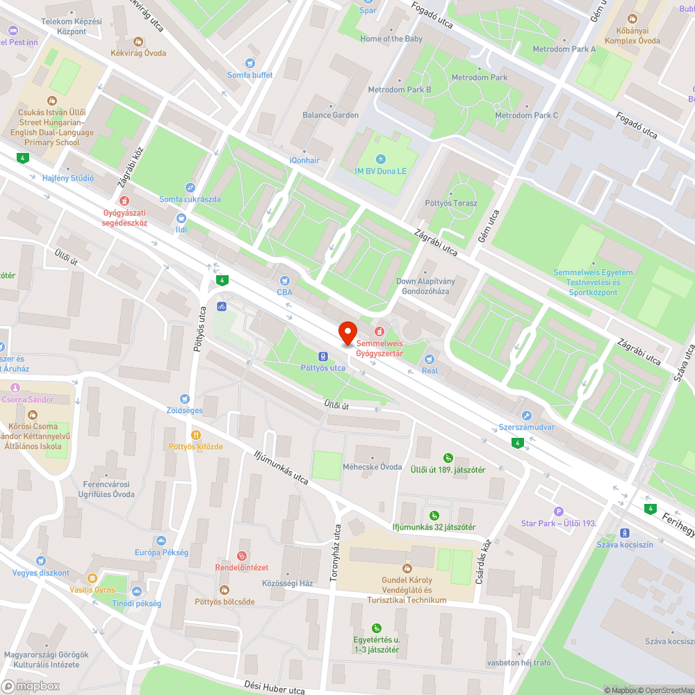 Graffiti a Pöttyös utcai M megálló hátulján bejelentés helye