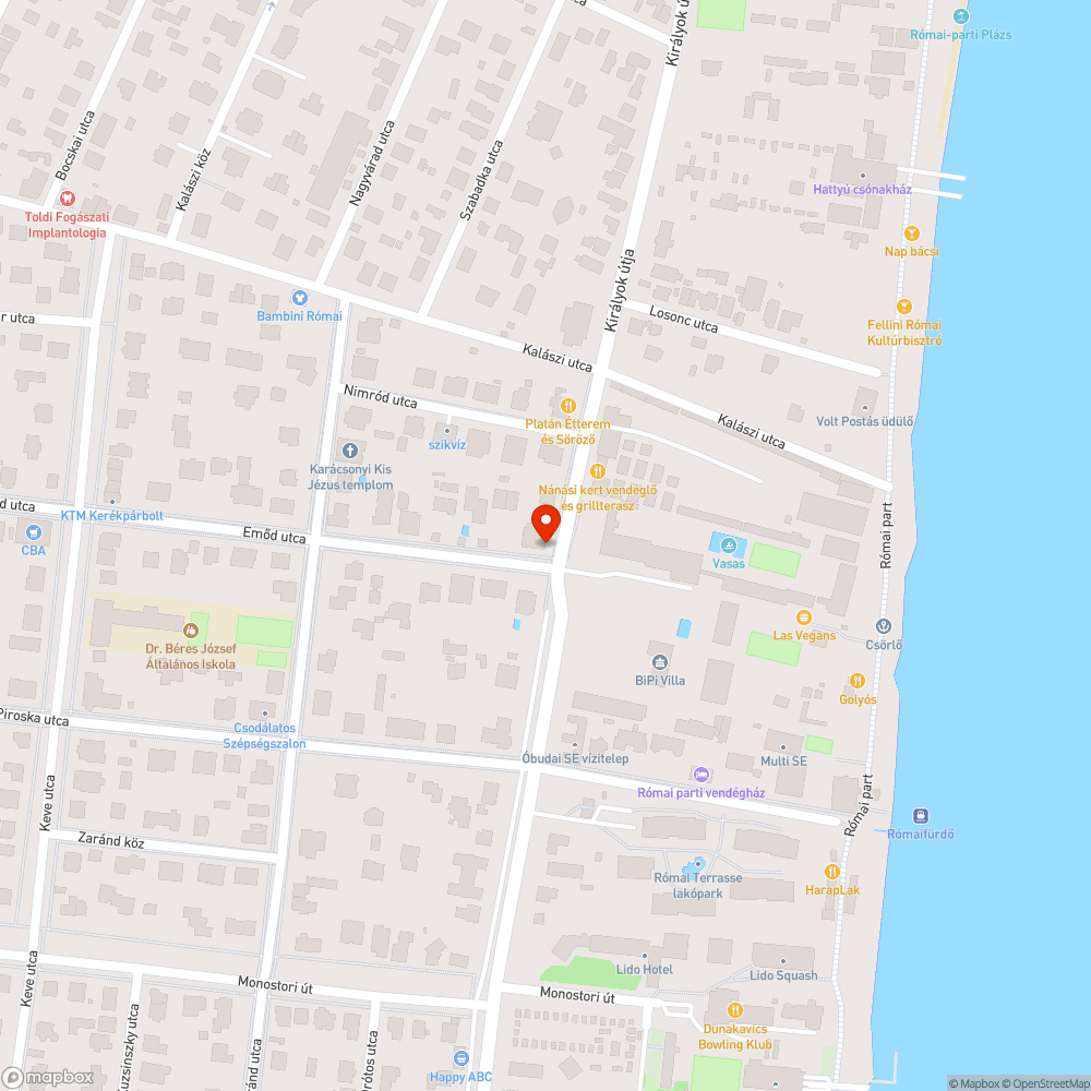 Kidöntött tábla és kuka bejelentés helye