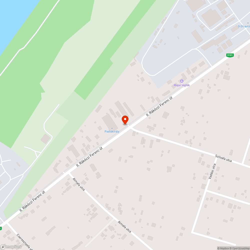 Nem megfelelő vízelvezetés a kerékpárúton bejelentés helye