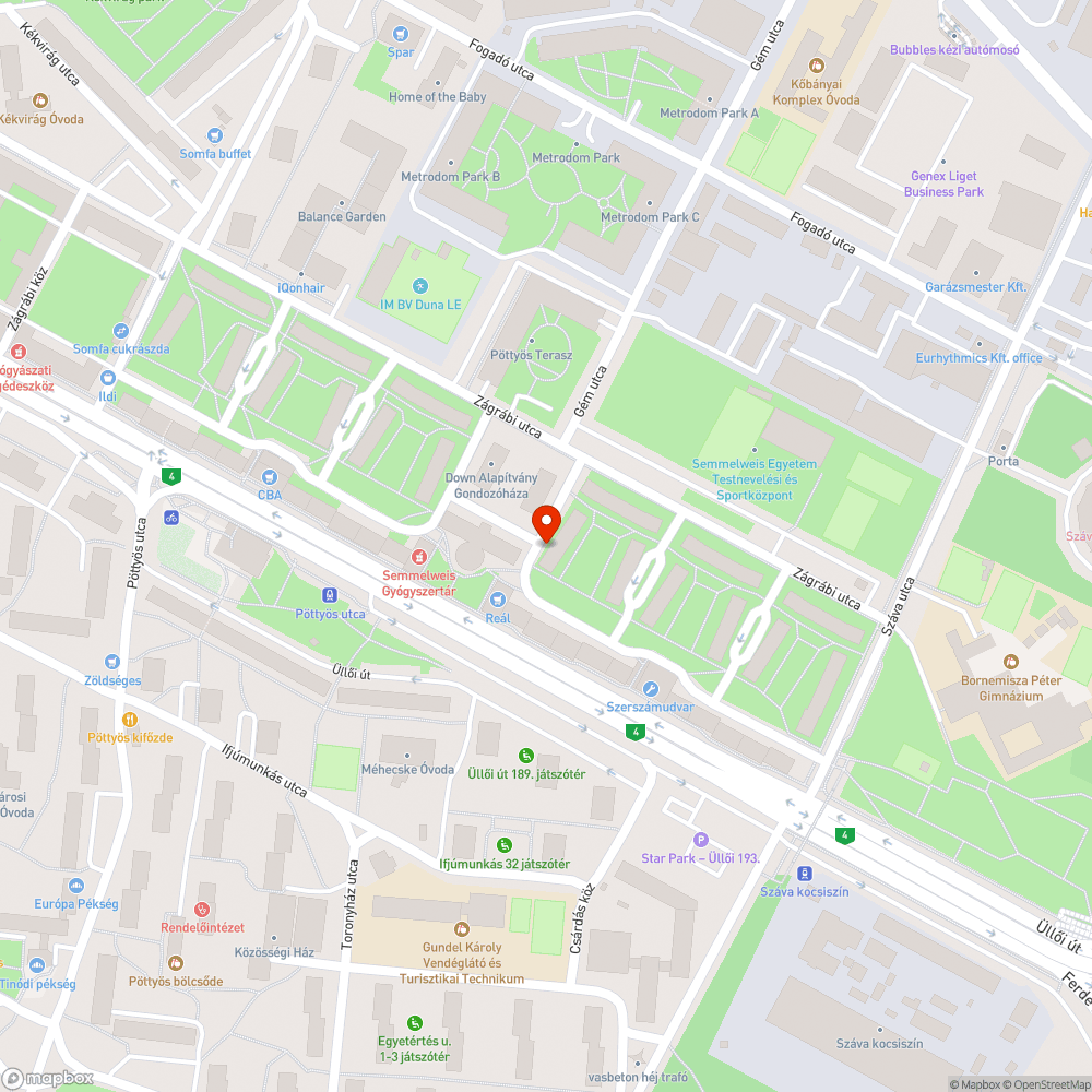 Kerékpáros közlekedés fejlesztése. bejelentés helye